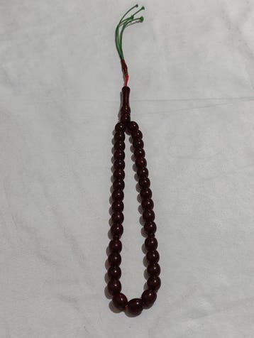 Chapelet - Ambre - 1970-1980 - Chapelet de perles de prière