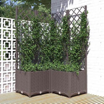 vidaXL Tuin Bruin 80 x 80 x 136 cm, Verzenden