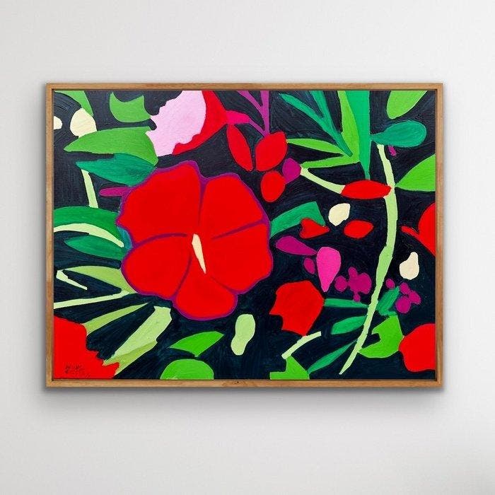 Alonso Cuesta (1982) - Jardín, Antiquités & Art, Art | Peinture | Moderne