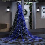 vidaXL Kerstboomverlichting 320 blauwe LEDs 375 cm, Verzenden, Nieuw