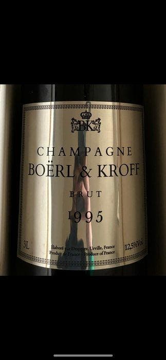 1995 Boërl & Kroff, Boërl & Kroff Brut - Champagne Brut - 1, Nieuw