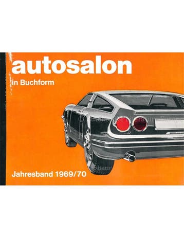1969/70 AUTOSALON IN BUCHFORM, Nieuw
