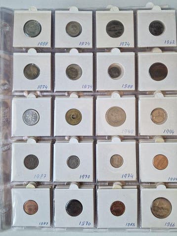 Wereld. Lot 860 munten (Zonder minimumprijs)