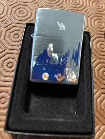 Zippo - Rare Zippo Lighter Camel 2005 Stailess steel in Mint, Verzamelen, Nieuw