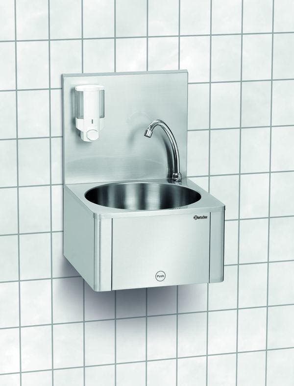Wasbak wandmontage RVS | Knie bediening en geïntegreerde, Articles professionnels, Horeca | Équipement de cuisine, Envoi