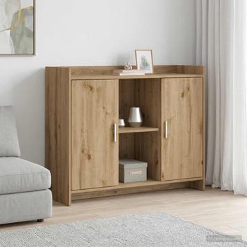 vidaXL Dressoir 98,5 x 33 x 80 cm PB, Huis en Inrichting, Kasten | Dressoirs, Verzenden, Nieuw