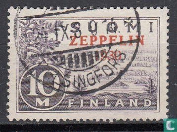 Finland - Zeppelin - 1930, Timbres & Monnaies, Timbres | Europe | Scandinavie, Verzenden