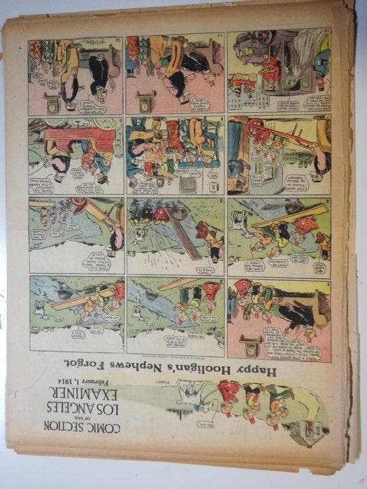 Happy Hooligan - 13 Krantenpaginas en strips - 1911/1915, Boeken, Strips | Comics