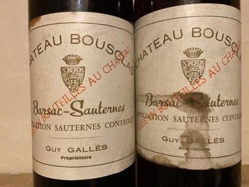 1969 Château Bousclas - Guy Gallés - Barsac - Sauternes - 2, Nieuw