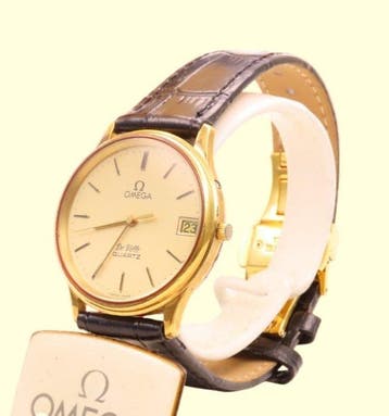 Omega - De Ville QUARTZ Cal.1332 The domed crystal is new. -, Nieuw