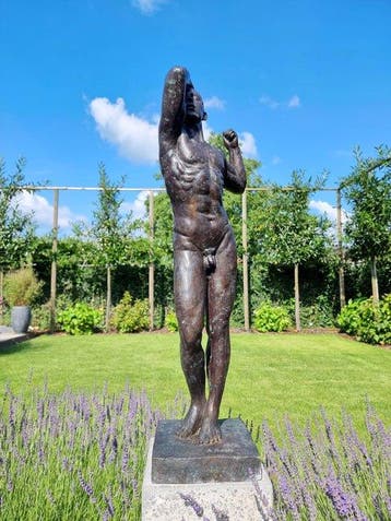 sculptuur, Lage Darian - 90 cm - Brons, Antiek en Kunst