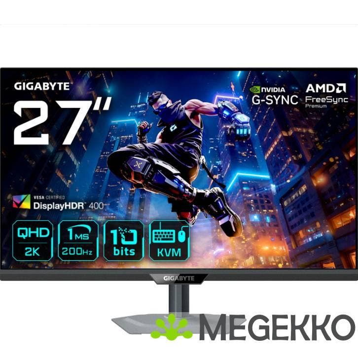 Gigabyte M27Q2 27  Quad HD 200Hz IPS Gaming monitor, Computers en Software, Monitoren, Nieuw, Verzenden