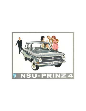 1961 NSU PRINZ 4 BROCHURE NEDERLANDS