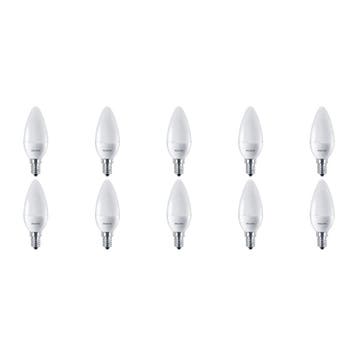 PHILIPS LED Lamp 10 Pack E14 Fitting - Warm Wit 2700K - 7W, Verzenden