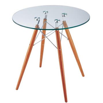 Bijzettafel CTW transparant, Huis en Inrichting, Verzenden, Nieuw