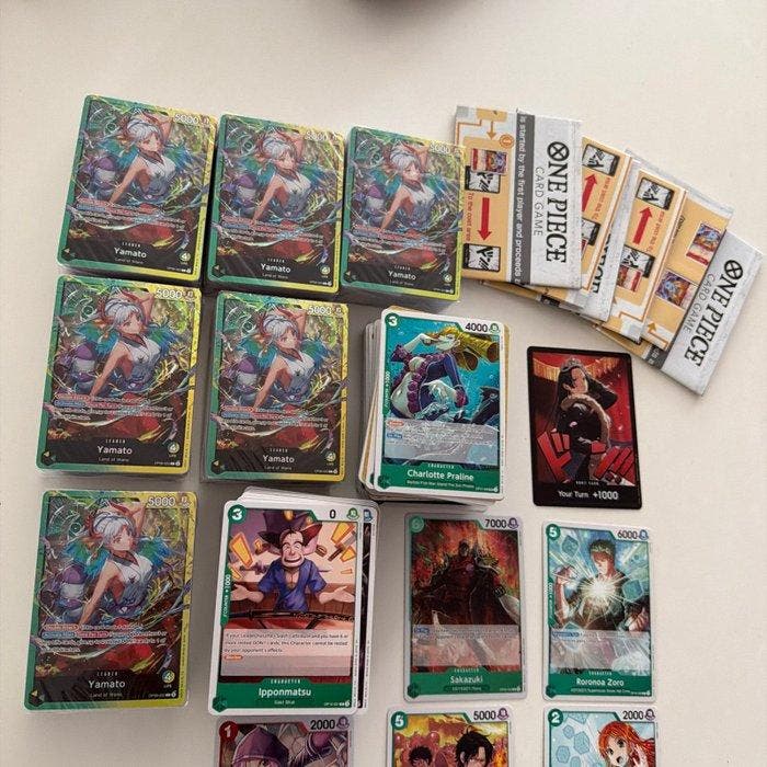 Bandai - 6 Mixed collection - One Piece, Hobby en Vrije tijd, Verzamelkaartspellen | Overige