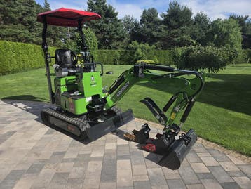 GRATUIT Livraison RAPIDE mini-pelle Kingway mini-excavatrice, Verzenden, Graafmachine