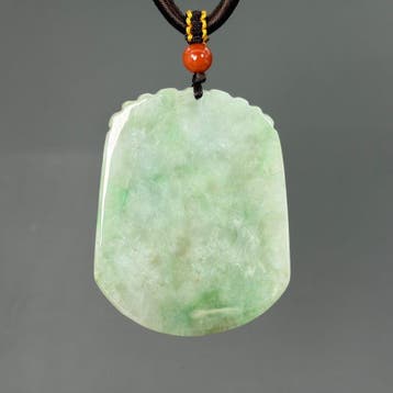 Gecertificeerde jadeiet (A-jade) Kylin Amulet Pendant -