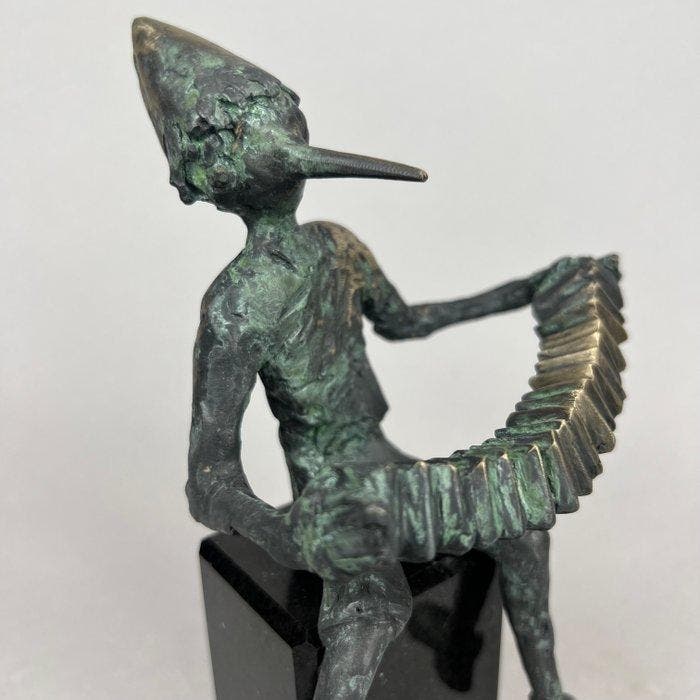 J. Chol - Pinocchio - (Bronze sculpture - limited), Antiek en Kunst, Kunst | Designobjecten