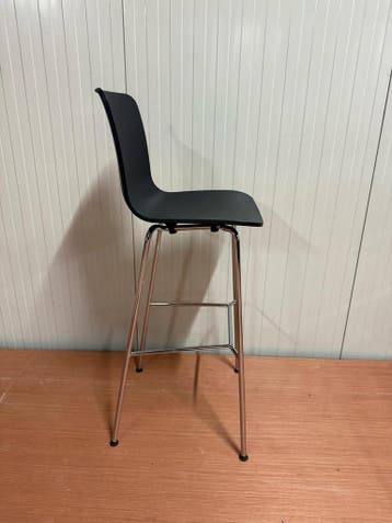 Zwarte Barkrukken Van Vitra - Uitstekende Conditie, Verzenden, Zo goed als nieuw, Kunststof, 60 tot 90 cm