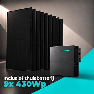 Zonnepanelen Pakket 9x 430, Ophalen of Verzenden, Nieuw
