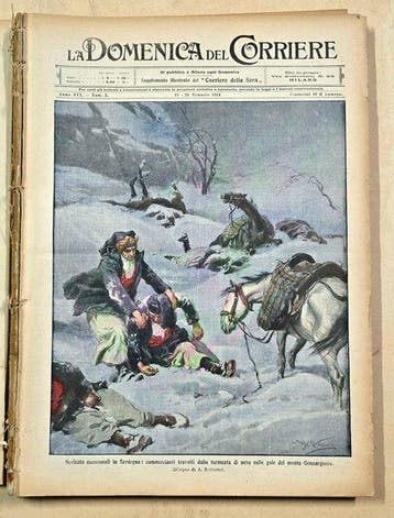 La Domenica del Corriere - Lotto 21 riviste - 1914