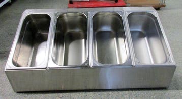 RVS Bestek uitgifteunit, B70,5 x D35 x H27cm