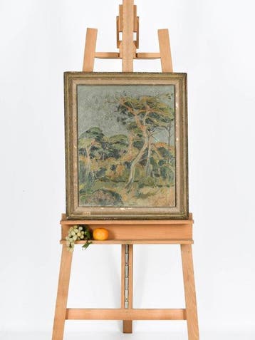 Dirk Filarski (1885-1964) - Bosgezicht, Antiek en Kunst