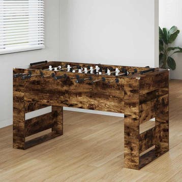 vidaXL Tafelvoetbal Gerookte Eik 146,5 x 74 x 85 cm Bewerkt, Verzenden, Nieuw