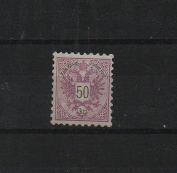 Autriche 1883/1883 - Rareté autrichienne : le 50 kr. de 1883