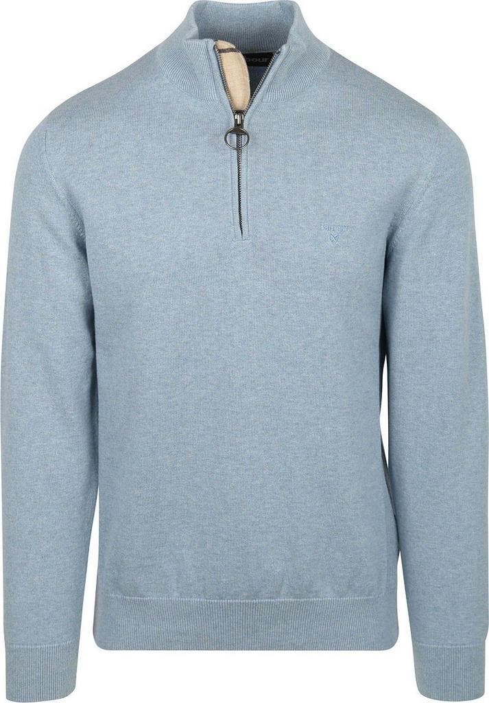 Barbour Half Zip Trui Lichtblauw maat Maat 52/54 (L) Heren, Vêtements | Hommes, Pulls & Vestes, Envoi
