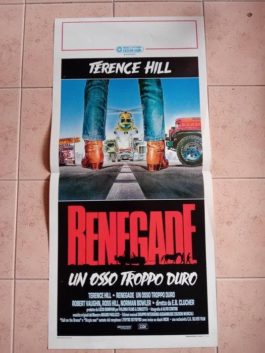 TERENCE HILL Bud Spencer - RENEGADE police car Tir leather, Collections, Cinéma & Télévision