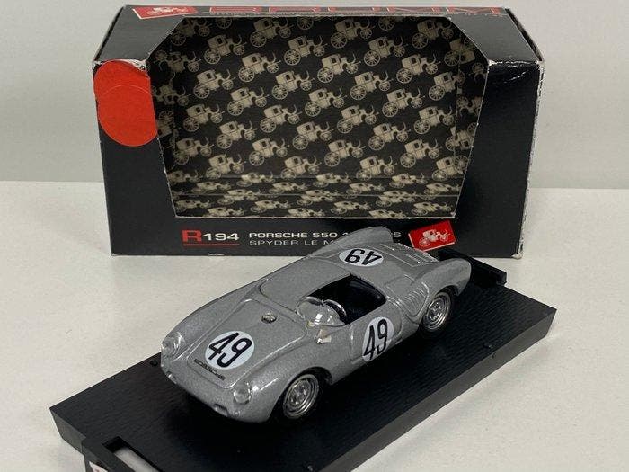 Brumm 1:43 - Model raceauto - Porsche 550/4 Spyder #49 Team, Hobby & Loisirs créatifs, Voitures miniatures | 1:5 à 1:12