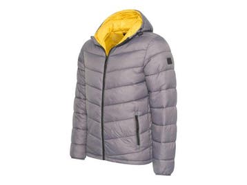 Veiling - Cappuccino Italia Hooded Puffer Jacket Antraciet -, Kleding | Heren, Jassen | Winter, Nieuw