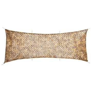 vidaXL Camouflagenet met opbergzak 623x203 cm zandkleurig, Verzenden, Nieuw