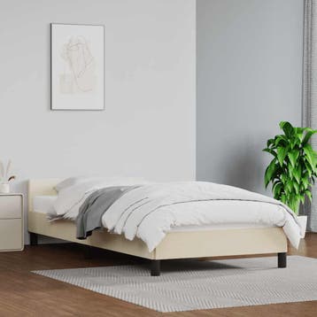 vidaXL Bedframe met hoofdeinde zonder matras 90x200 cm, Verzenden, Nieuw