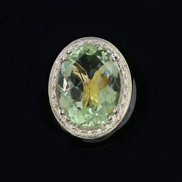 Bibigi - Ring - 18 karaat Zilver, Geel goud Aquamarijn -, Handtassen en Accessoires, Nieuw