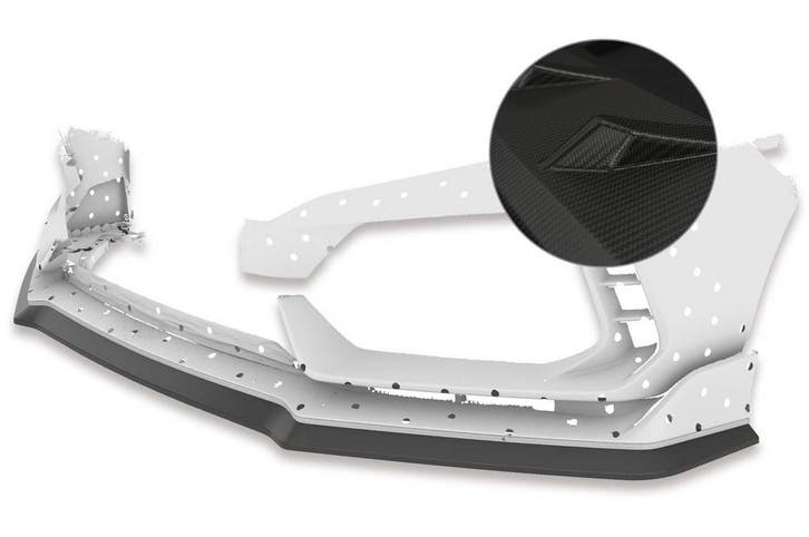 Cupspoiler voor Honda Civic FK8 Type R CSL440-M, Auto-onderdelen, Carrosserie, Nieuw, Verzenden
