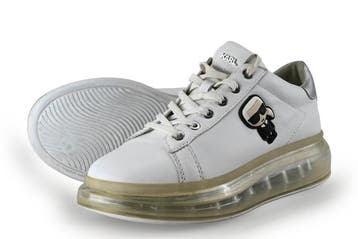 Karl lagerfeld Sneakers in maat 38 Wit, Kleding | Dames, Verzenden, Wit, Karl lagerfeld, Zo goed als nieuw