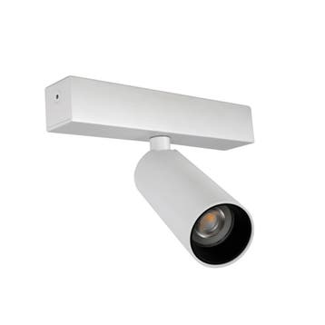 Spots opbouw Vigo 1-lichts Opbouwspot Wit Binnenverlichting, Verzenden, Nieuw