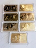 Collection thématique - Dollars américains — lingots plaqué