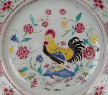 Yongzheng (1723-1735) - Perfect Condition - Bord - Rooster