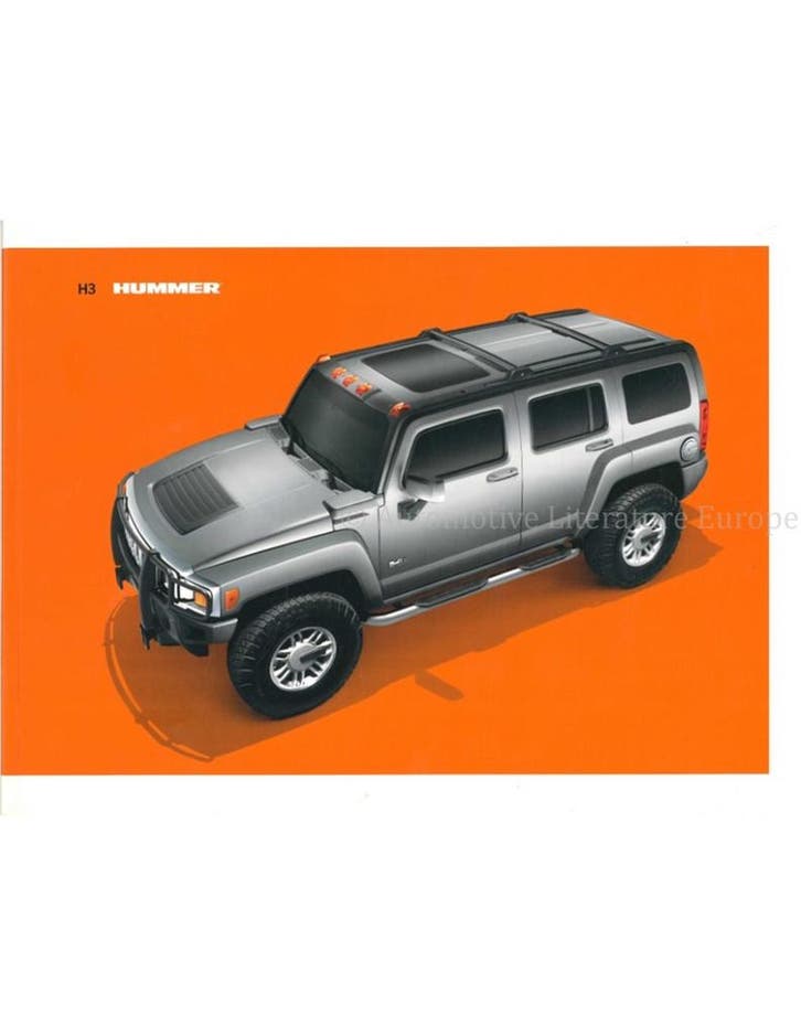2005 HUMMER H3 BROCHURE NEDERLANDS, Livres, Autos | Brochures & Magazines