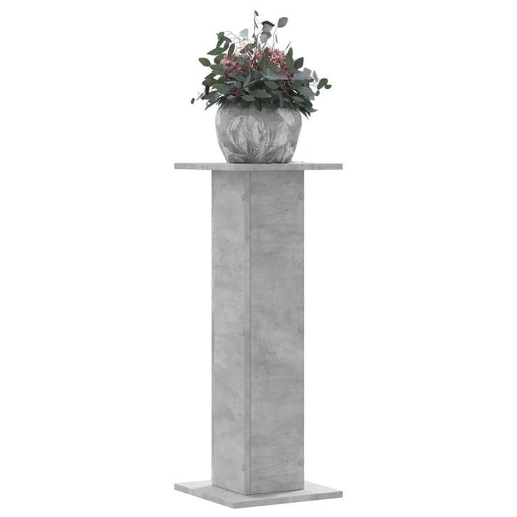 vidaXL Plantenstandaards 2 st 30x30x80 cm bewerkt hout, Tuin en Terras, Bloembakken en Plantenbakken, Nieuw, Verzenden