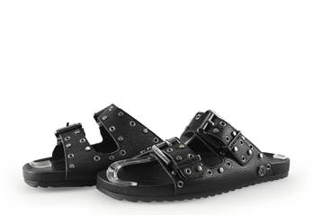 Vingino Slippers Meisjes in maat 34 Zwart, Verzenden, Jongen of Meisje, Schoenen, Nieuw