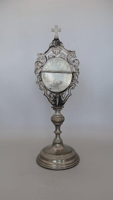 Monstrans - Verzilverd - 1900-1910, Antiek en Kunst, Antiek | Zilver en Goud