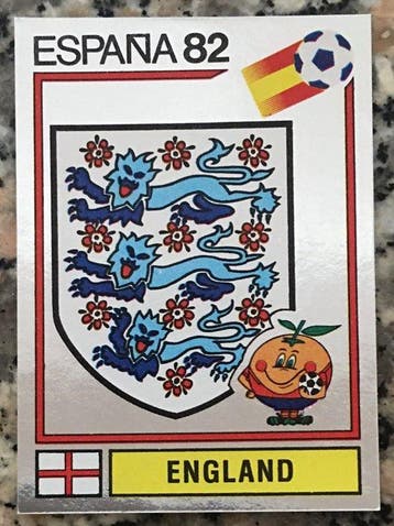 1982 Panini Scudetto della Federazione Inglese First edition
