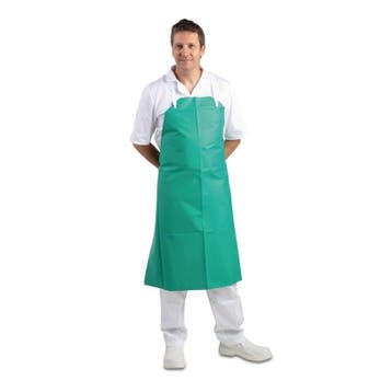 Whites PVC nylon halterschort groen | PVC/Nylon |, Verzenden