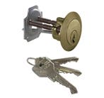 Cisa staartcilinder 10G500 voor oplegdeursloten messing