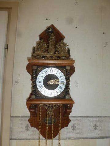 Horloge de Zaandam/Zaanse - - Chêne - 1950-1960, Antiquités & Art